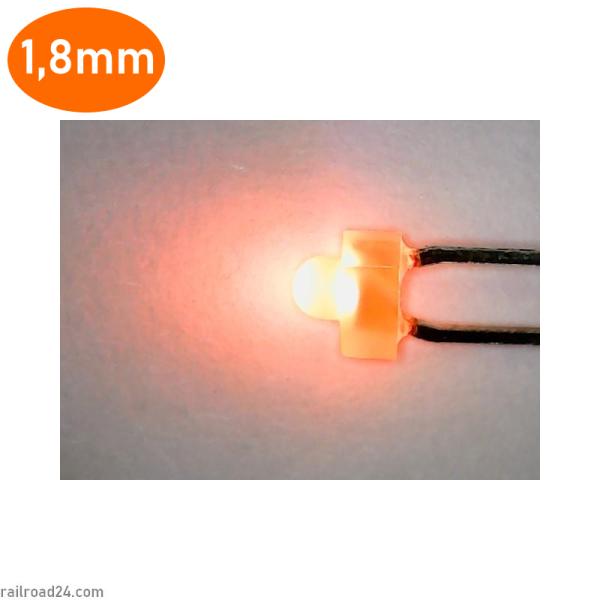 20x LED 1,8mm orange